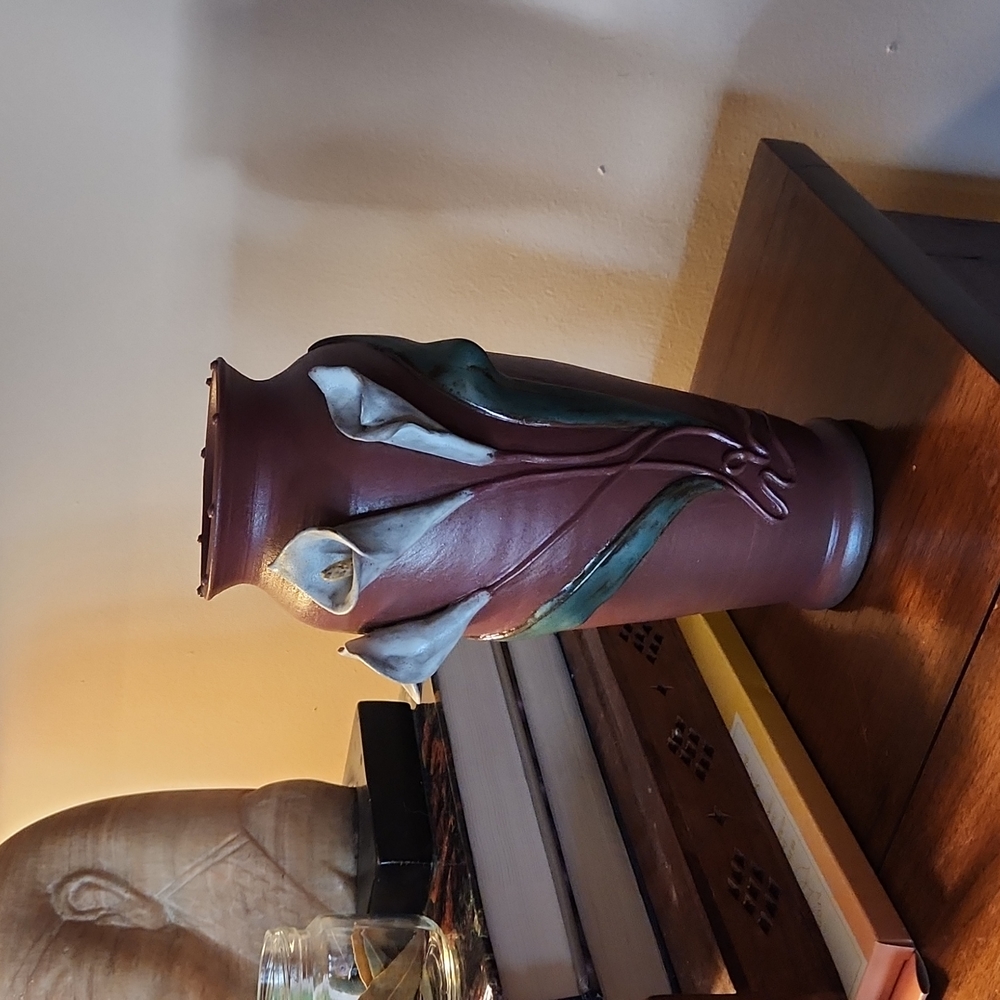 Handmade ceramic Calla Lilly vase